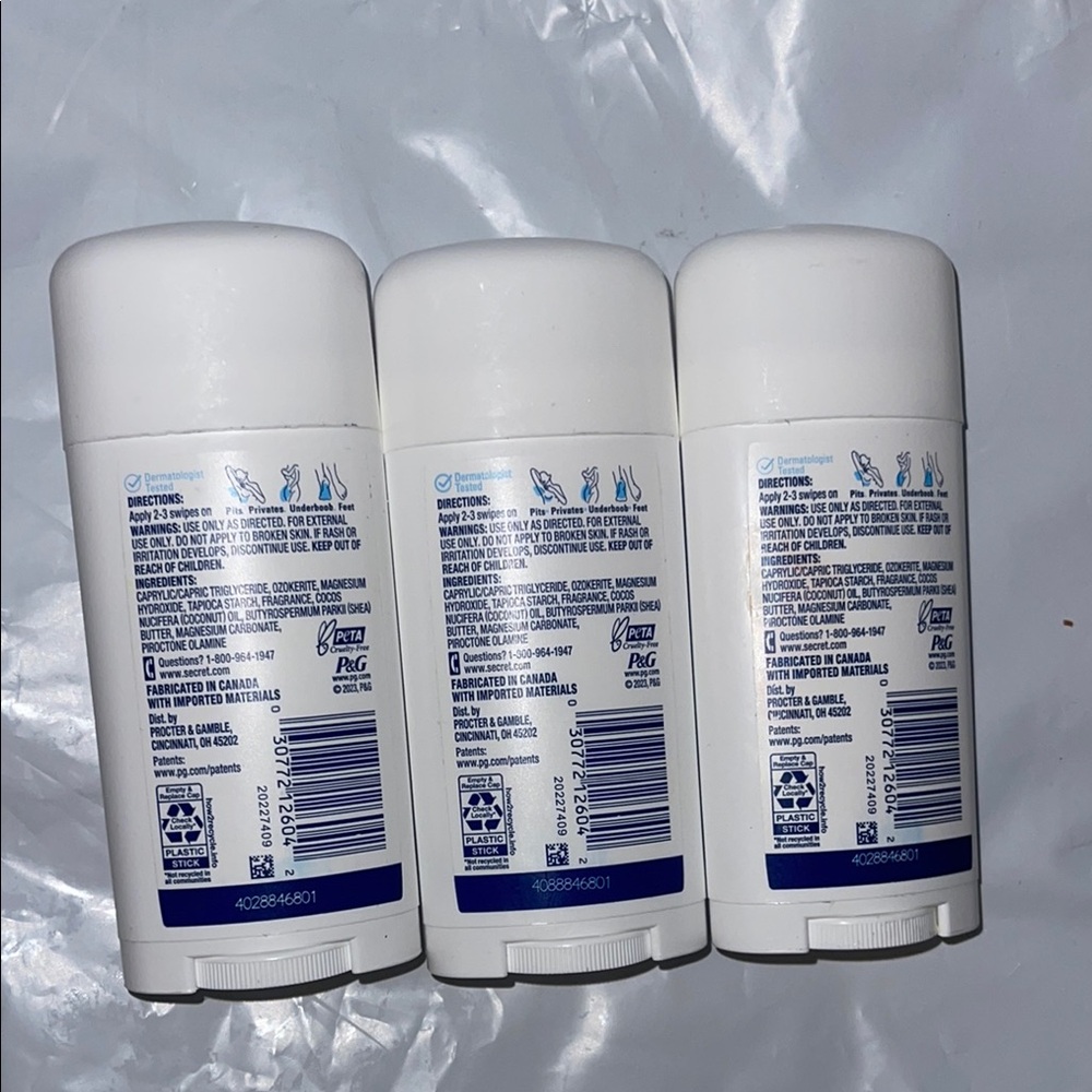 Secret Whole Body Stick Aluminum Free Deodorant for Women - Picture 2 of 3